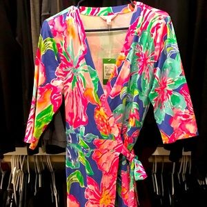 RARE - Lilly Pulitzer true wrap dress. New w/ Tag!